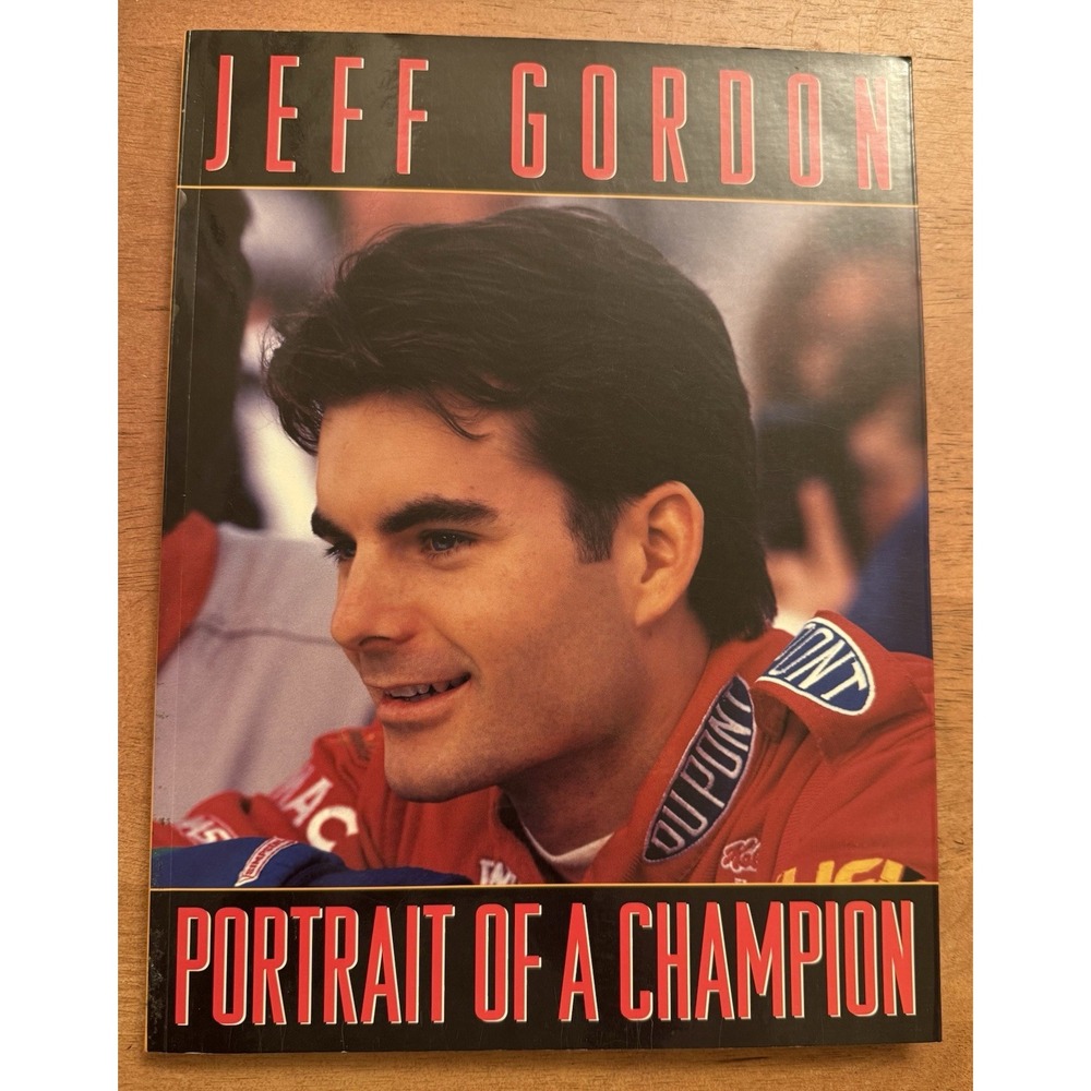 Jeff Gordon Portrait of a‎ Champion Nascar Racing Motorsport Photography 1998